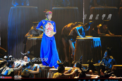 河東見證楊麗萍新創原生態唯美舞蹈《云南的響聲》首演