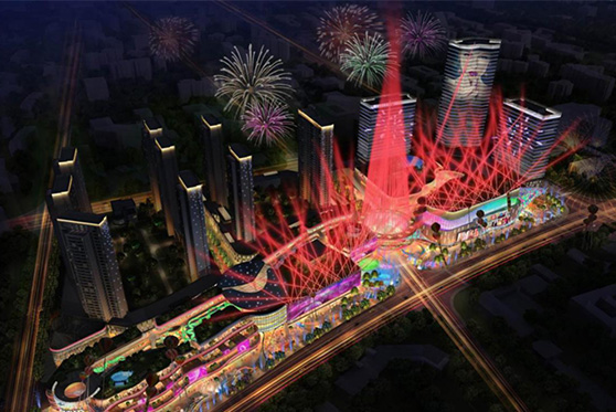 跨年夜河東傾力打造大型夢幻光影秀《光的夜宴》