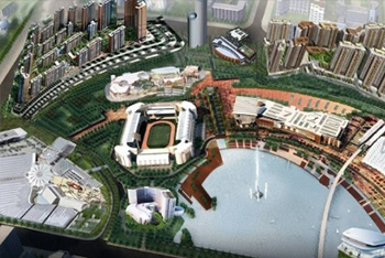 天津泰達時尚廣場智能景觀照明系統工程